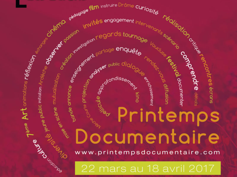 Les conseils programmation pour le Printemps Documentaire