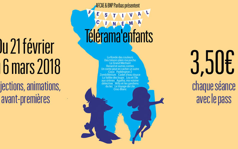 Les conseils programmation du festival cinéma Télérama enfants 2018